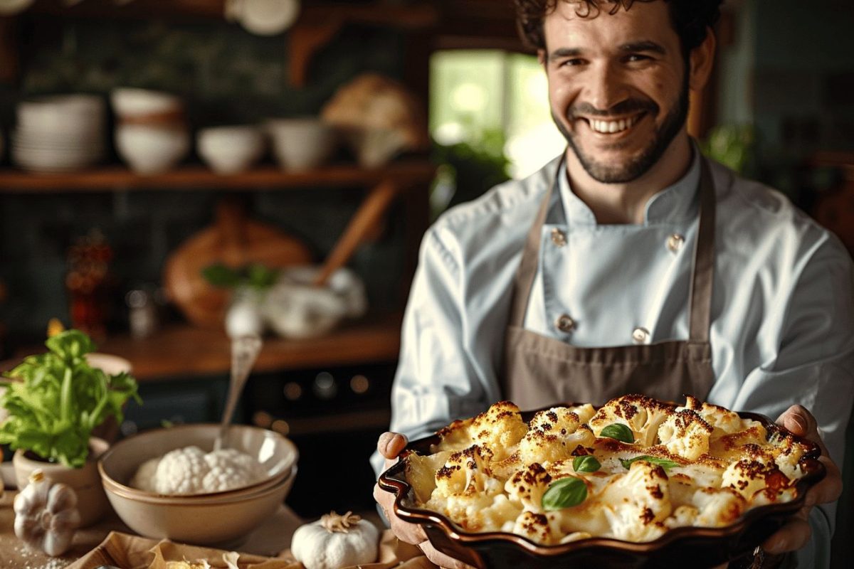 Les recommandations de Cyril Lignac pour un gratin de chou-fleur irrésistible
